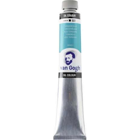 Χρώμα λαδιού Talens Van Gogh 60ml No522 Turquoise Blue (series 1)